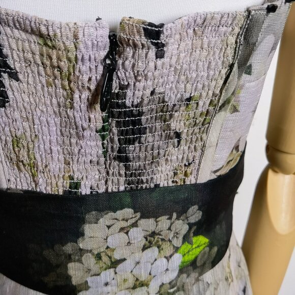 Zimmermann Balance linen and silk bustier dress AU 1 - Picture 13 of 14